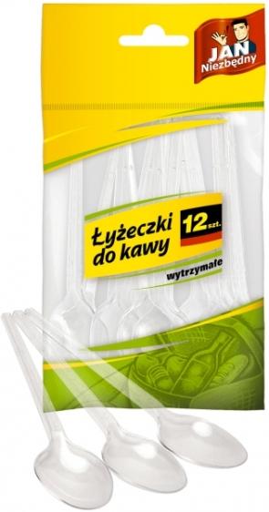 Jan Niezbędny łyżeczki plastikowe 12 sztuk