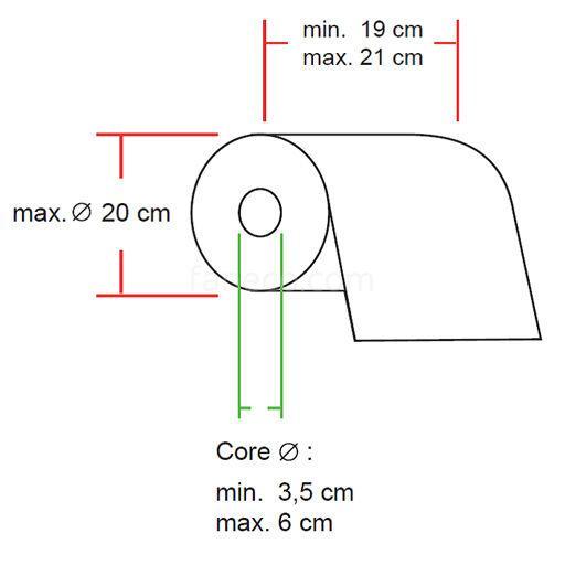 Faneco POP Autocut manualny podajnik ręczników w roli