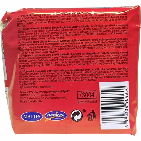 Mattes Matte Ultra podpaski 10szt. ze skrzydełkami