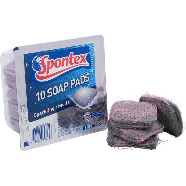 Spontex zmywaki nasączane 10 sztuk