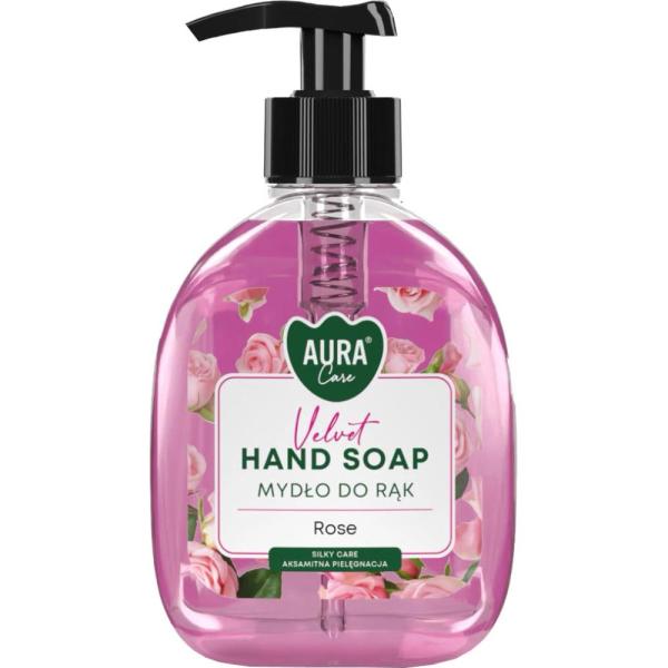 Bispol Aura mydło w płynie Aksamitna Róża 300ml