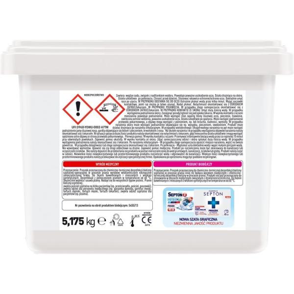 Clovin II Septon piorąco - dezynfekujący 5,175kg wiadro