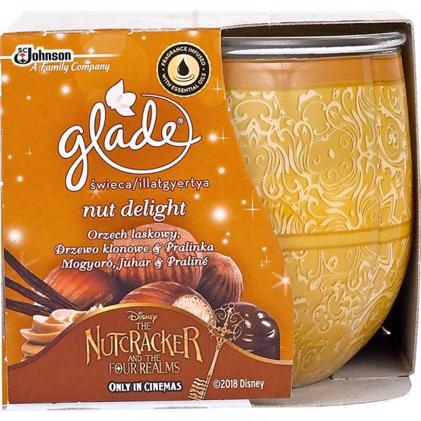 Glade by Brise świeca zapachowa w szkle 120g Nut Delight
