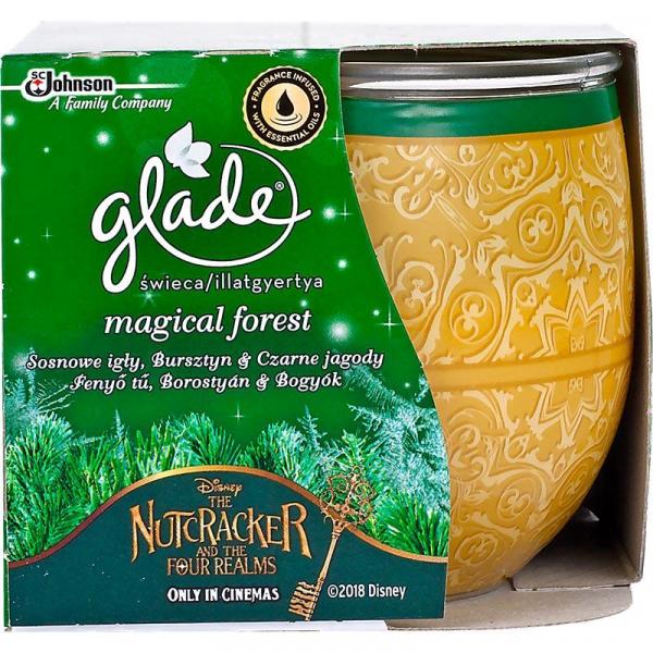 Glade by Brise świeca zapachowa w szkle 120g Magical Forest
