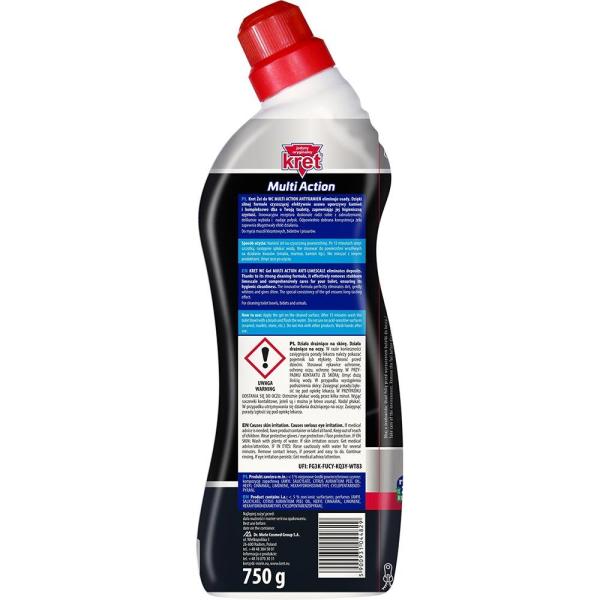 Kret Multi Action 750 ml - żel do WC