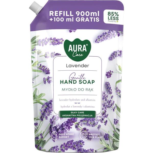 Bispol Aura mydło w płynie 1L Delikatna Lawenda zapas