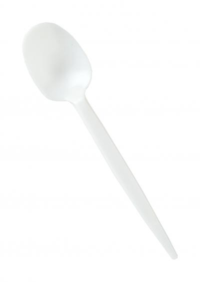Papstar łyżeczki plastikowe 45019 100 sztuk białe