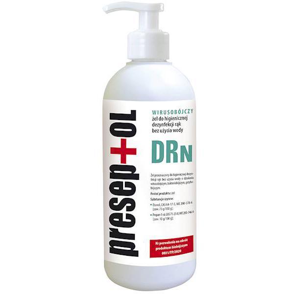 Preseptol DRN żel do dezynfekcji rąk 500ml bez użycia wody
