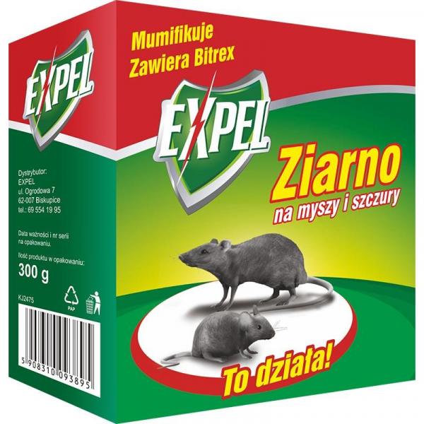 Expel trutka na myszy i szczury 250g – ziarno
