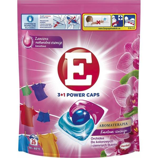 E 3+1 Power Caps kapsułki piorące Colors 26 sztuk Orchidea
