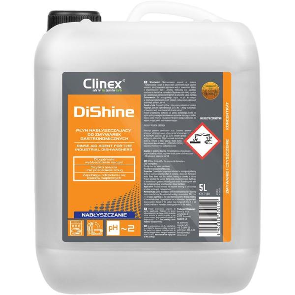 Clinex DiShine nabłyszczacz do zmywarek gastronomicznych 5L
