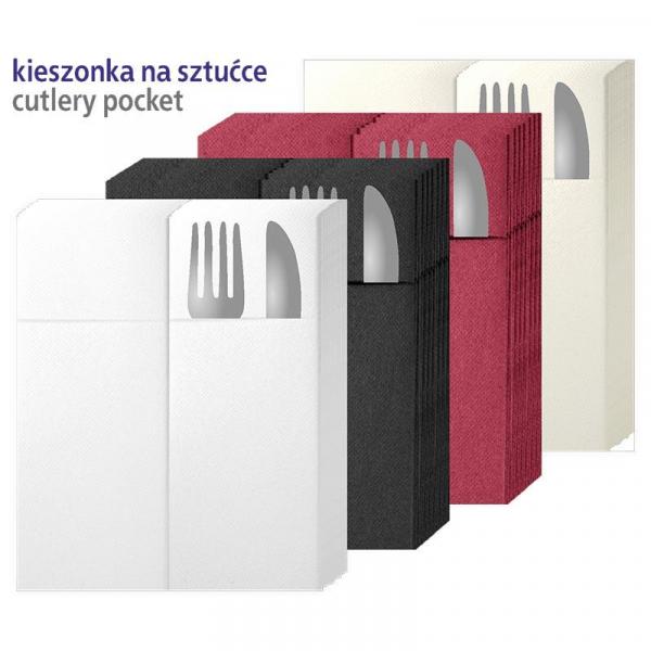 Clarina serwetki na sztućce „Kangurek” 50 sztuk Czarnern