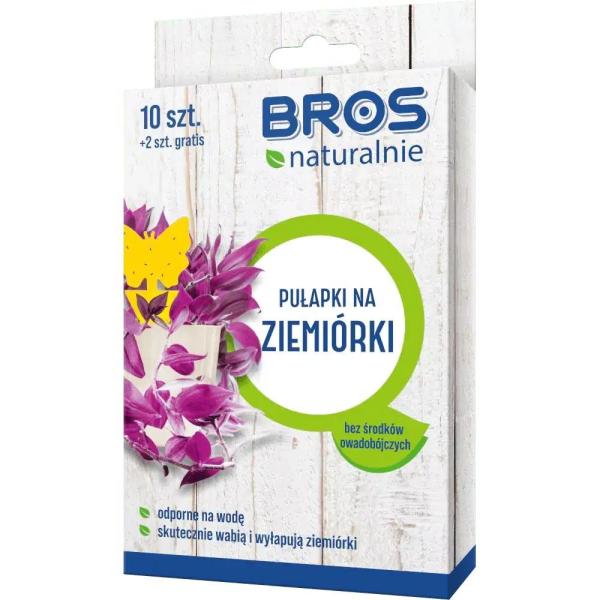 Bros Naturalnie pułapka na ziemiórki 10+2szt gratis
