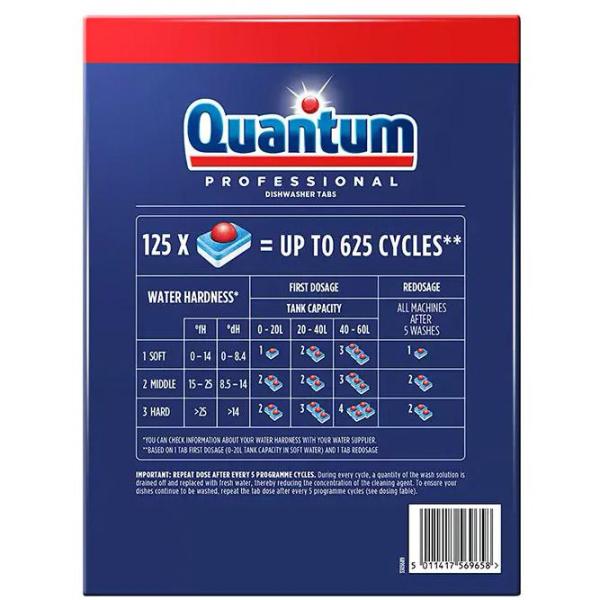 Finish kapsułki do zmywarki Quantum Professional 125 szt.