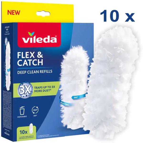 Vileda Flex&Catch wkład do miotełki 10szt