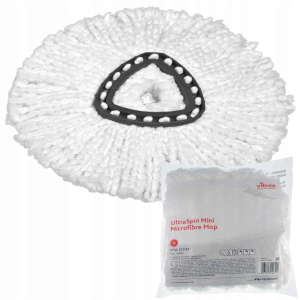 Vileda Professional Microfibre UltraSpin Mini mop – wymienny wkład
