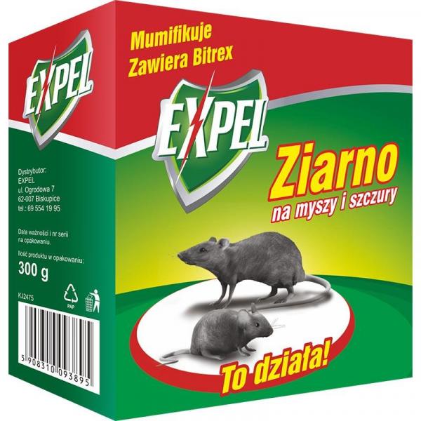 Expel trutka na myszy i szczury 250g – ziarno
