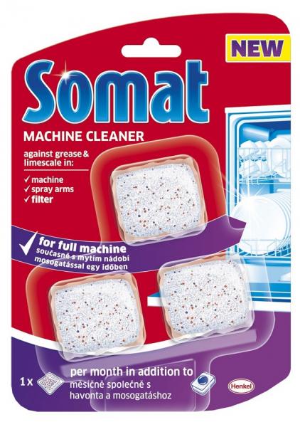 Somat Machine Cleaner proszek w kapsułkach do zmywarki 3 szt.
