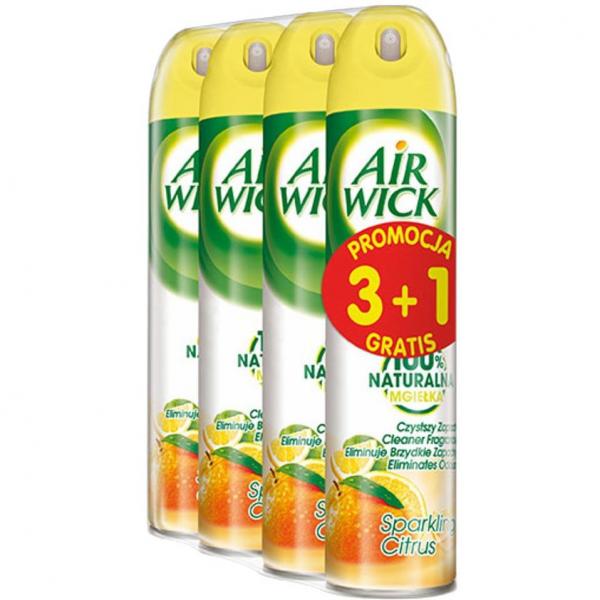 Air Wick Spray Citrus odświeżacz powietrza 240ml 3+1
