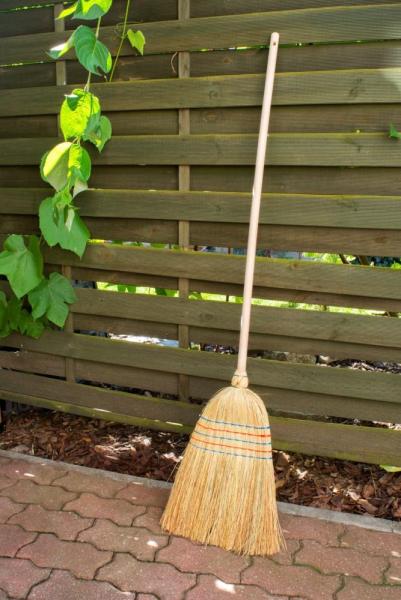 York Sorgo miotła uniwersalna do zamiatania 27cm z trzonkiem 140cm