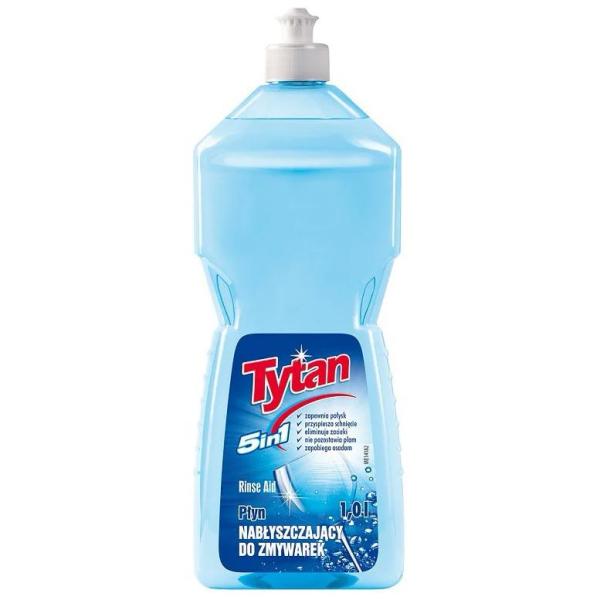 Tytan płyn nabłyszczający do zmywarek 5w1 1L