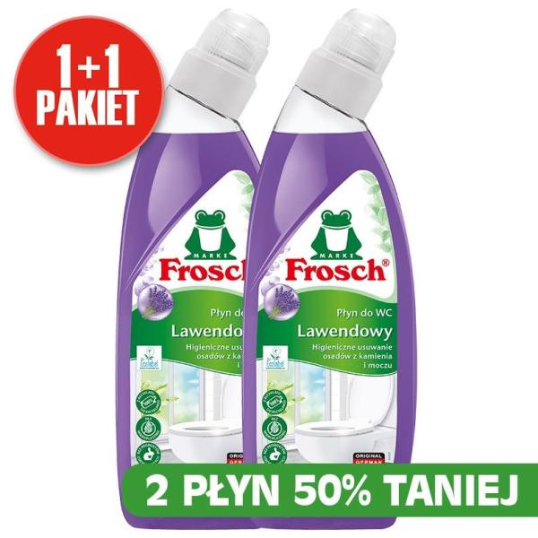 Frosch płyn do wc DUOPACK 2x750ml Lawendowy