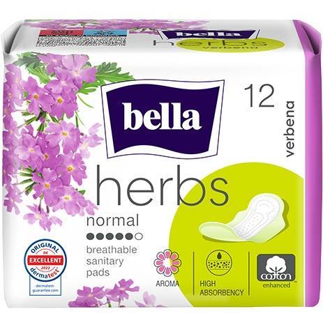 Bella Herbs kwiat werbeny 12szt podpaski higieniczne