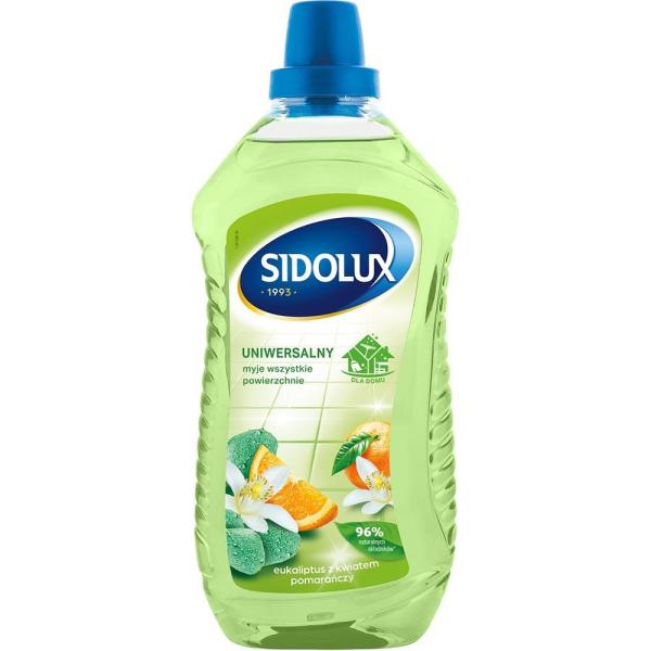 Sidolux płyn uniwersalny 1L Eukaliptus z kwiatem pomarańczy
