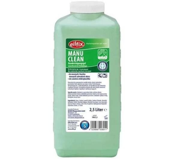 Eilfix Manu Clean 2,5L żel do mycia rąk