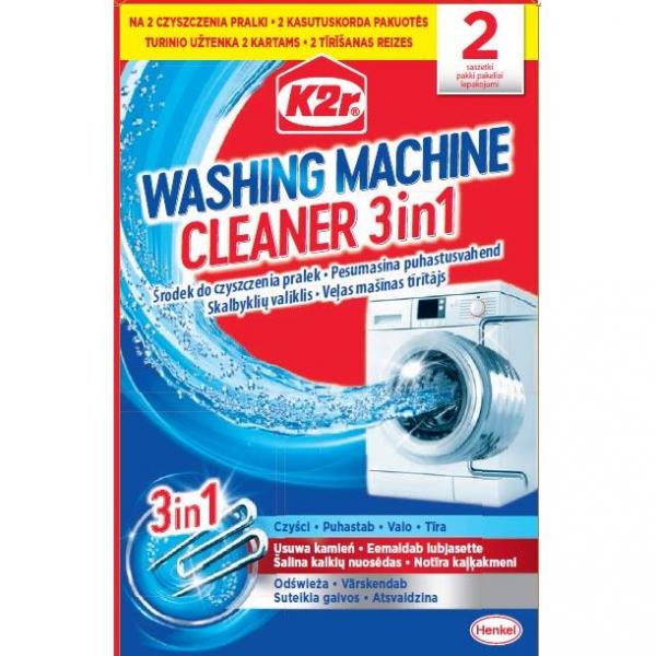 K2r preparat do czyszczenia pralek w proszku 2 saszetki
