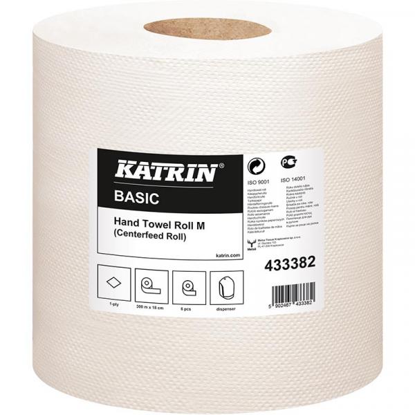 Katrin Basic 433382 Maxi ręcznik szary 1-warstwowy, 300 metrów, 6 sztuk