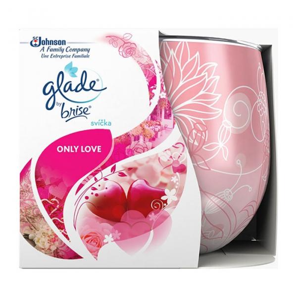 Glade by Brise świeca Only Love odświeżacz powietrza