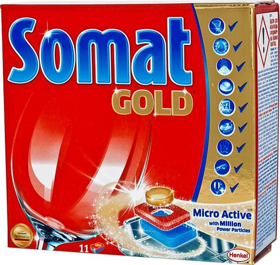 Somat Gold tabletki do zmywarek 11 sztuk