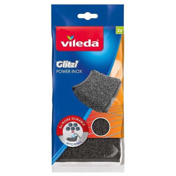 Vileda zmywak Glitzi Power Inox 2szt.