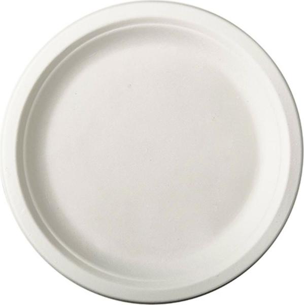 Papstar talerz okrągły niedzielony 23cm 50 sztuk Trzcina Cukrowa 