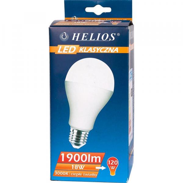 Helios LED żarówka A70 230V 18W E27

