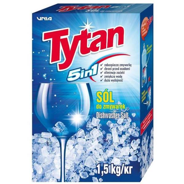 Tytan ochronna sól do zmywarek 5w1, 1,5kg
