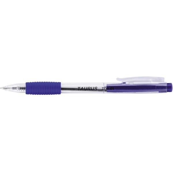 Taurus TDA-01 długopis automatyczny 0,7mm 50 sztuk Niebieski 