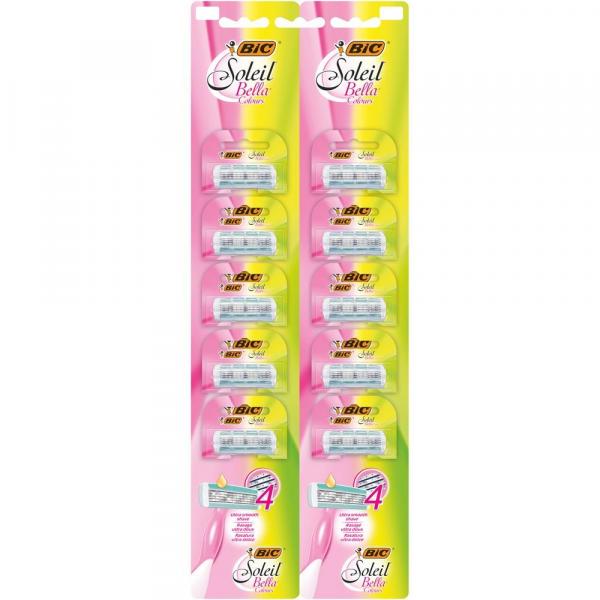 Bic Miss Soleil Bella Colours golarki 4-ostrzowe 10 szt.