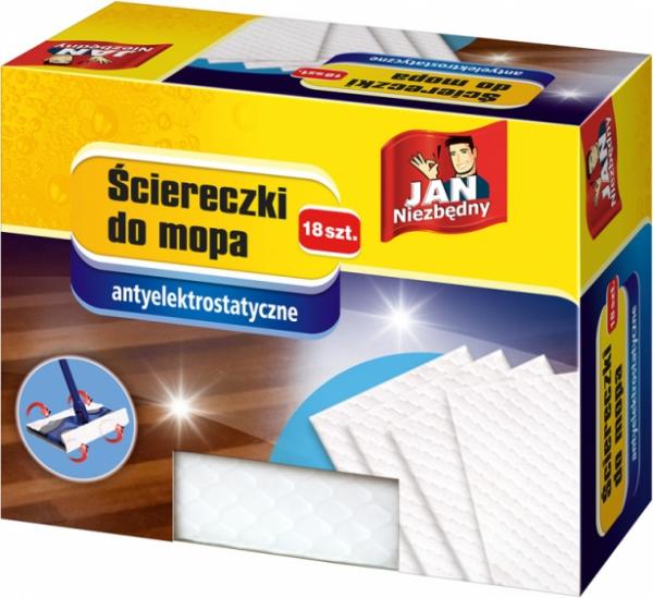Jan Niezbędny ściereczki do mopa antyelektrostatyczne 18szt