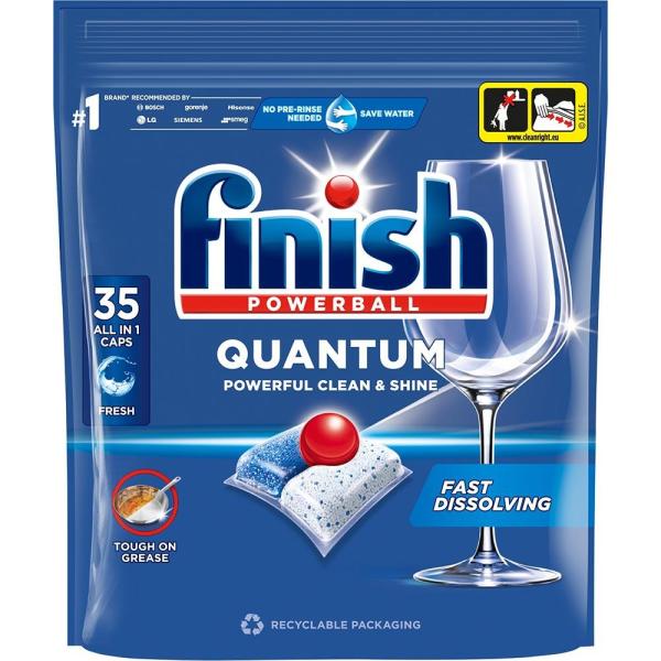 Finish Quantum All In 1 Max tabletki do zmywarek 35 sztuk Regular