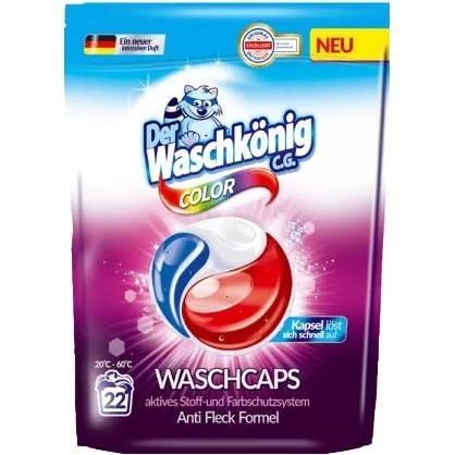 Der Waschkonig kapsułki piorące 22 sztuki Color
