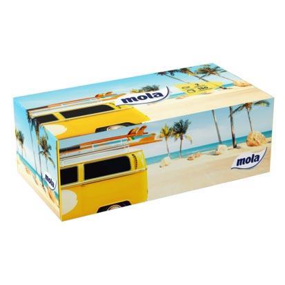 Mola chusteczki w kartoniku 2warstwowe 150szt Family