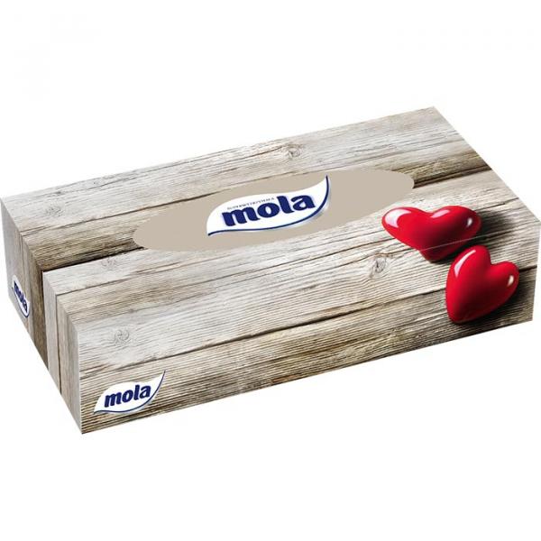 Mola chusteczki higieniczne w kartoniku dwuwarstwowe 70 sztuk