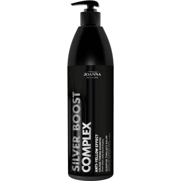 Joanna Professional Silver Boost Complex szampon tonujący kolor 1000g popielaty 