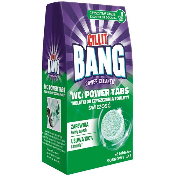 Cillit Bang Power Cleaner tabletki do WC 6 sztuk Pine
