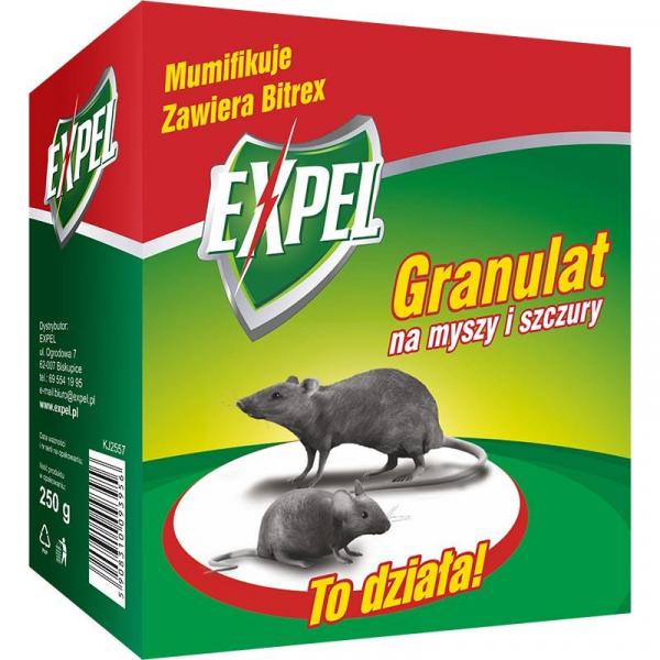Expel granulki na myszy i szczury 250g
