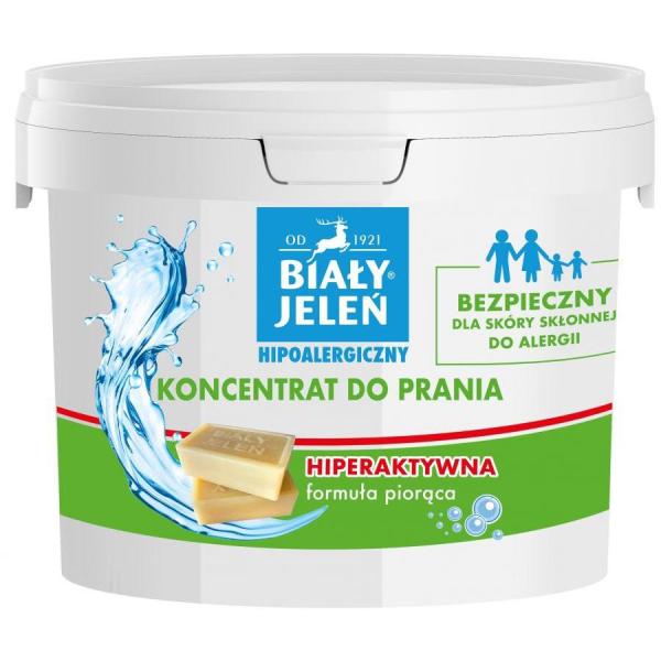 Biały Jeleń hipoalergiczny koncentrat do prania 500g
