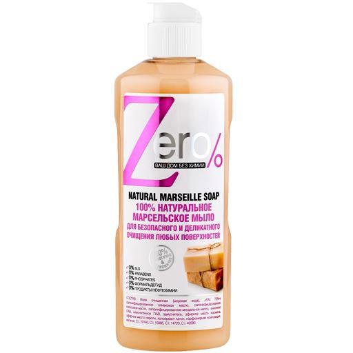 Naturalne mydło ZERO do czyszczenia różnych powierzchni 500 ml