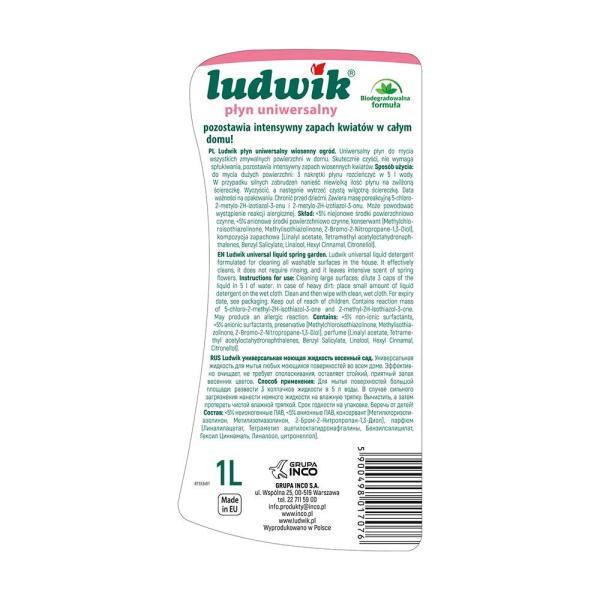 Ludwik płyn do podłóg 1L Wiosenny Ogród